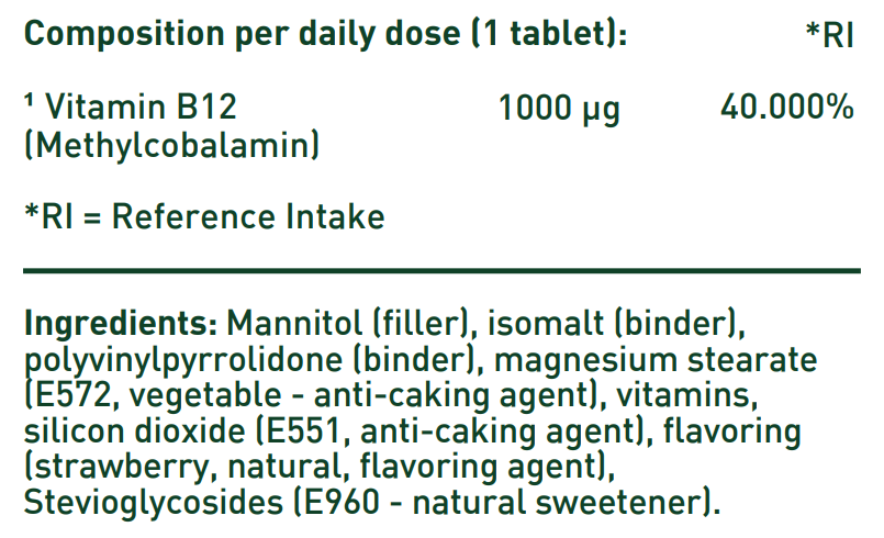 Vitamin-B12-Pastille