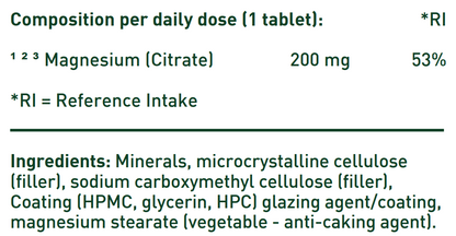 Magnesium Citraat 200 mg